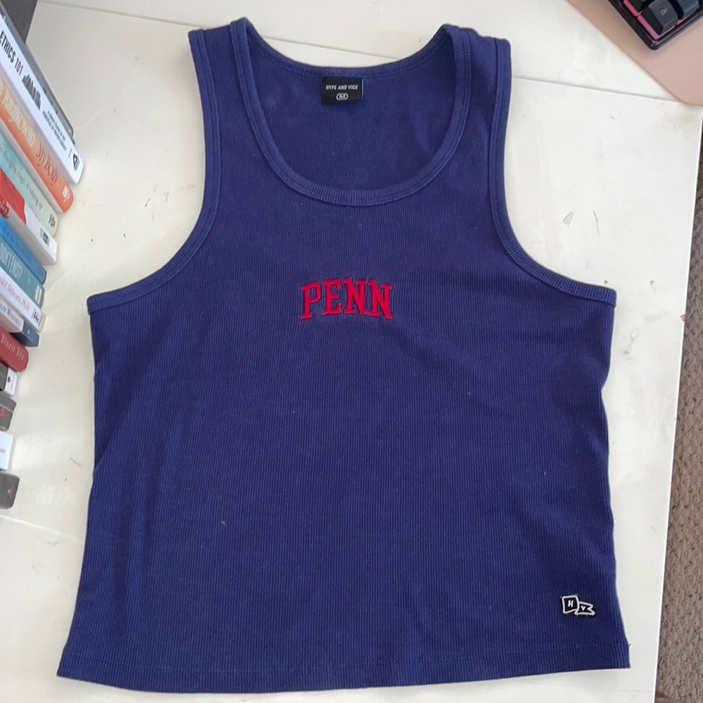 University of Pennsylvania (Upenn) Women’s Navy/Red Tank Top